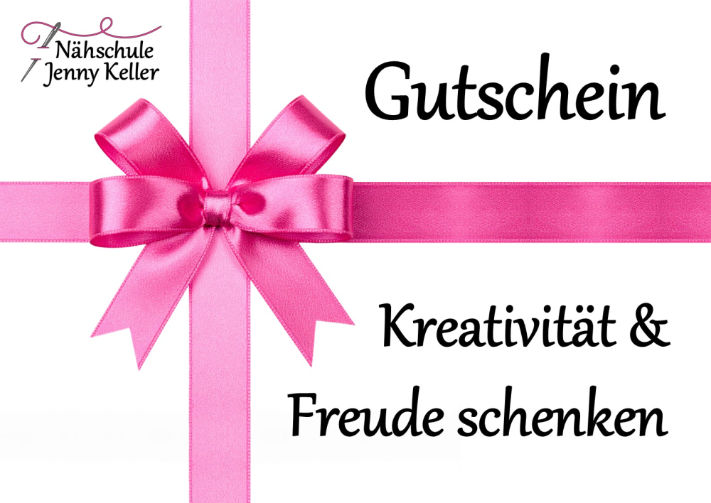 Individueller Preis für Gutschein wählen und Nähkurs verschenken
