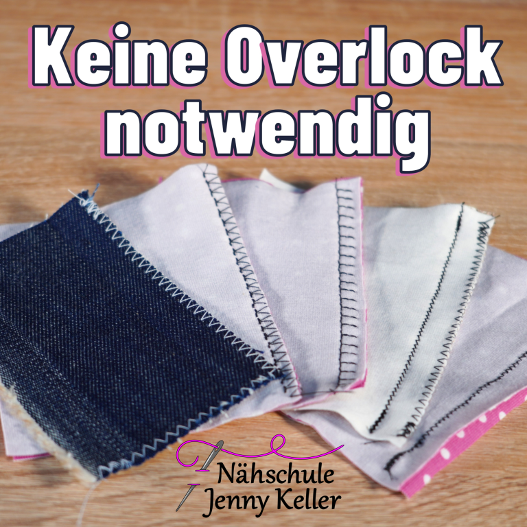 Overlockstiche mit deiner Nähmaschine ersetzen