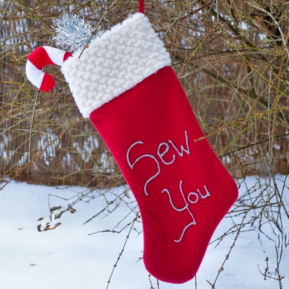 Weihnachtsstrumpf nähen