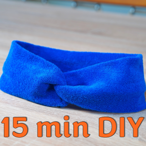 Kosmetik Haarband nähen: DIY Anleitung