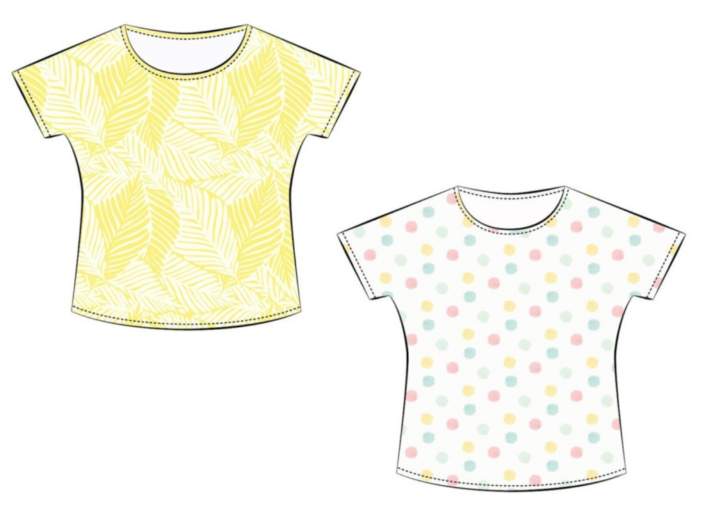 Lässiges Shirt mit überschnittenen Schultern