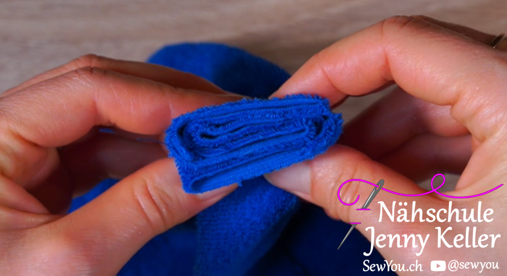 Kosmetik Haarband Knoten fertig gefaltet