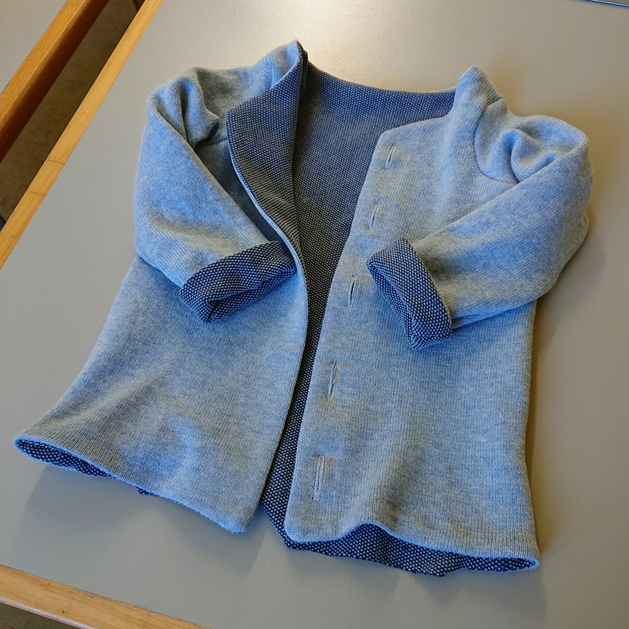Baby Wendejacke aus alten Pullovern