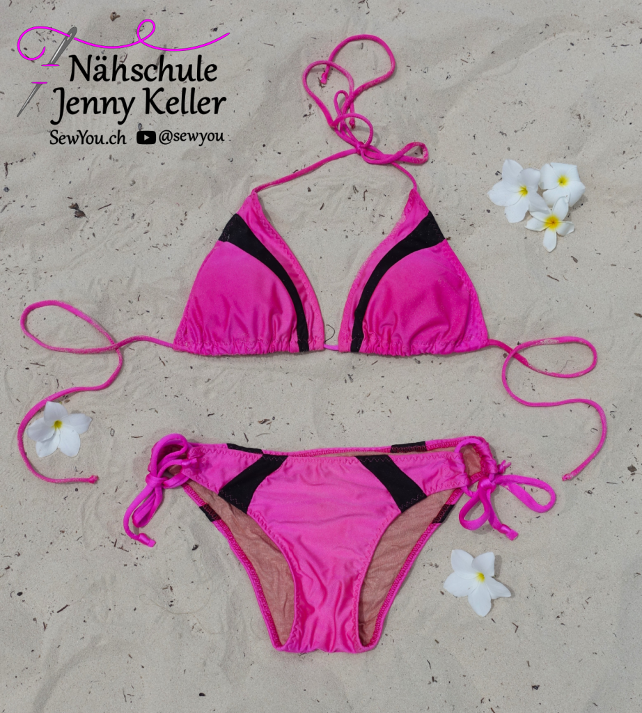 Selbstgenähtes Bikini
