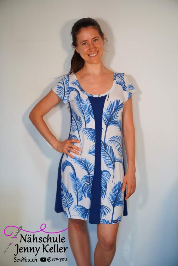 Einfaches Sommerkleid aus einem T-Shirt nähen