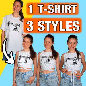 T-Shirt Upcycling: In 4 Schritten zum Crop Top