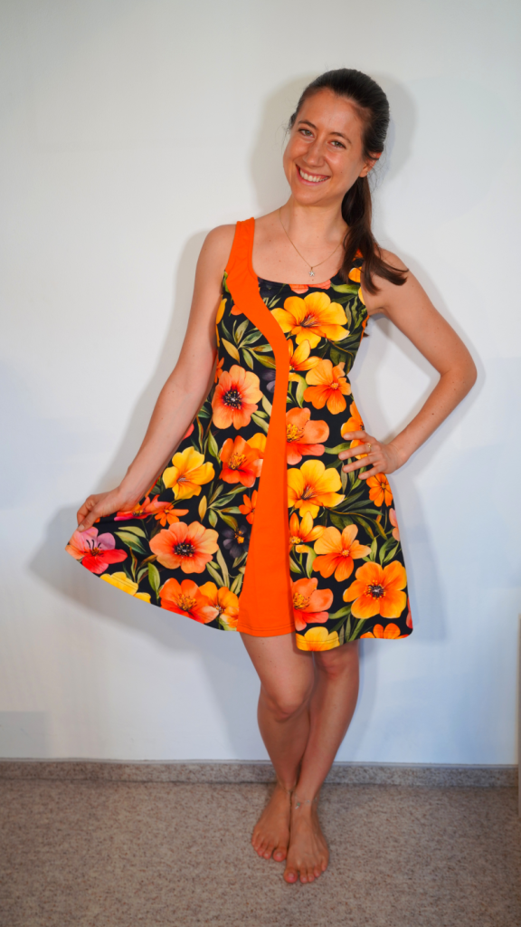 figurbetontes Jersey Kleid nähen