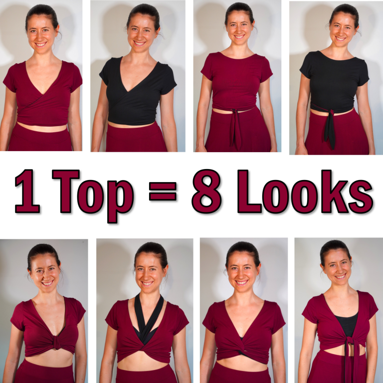 Wickeltop nähen: 8+ Looks mit einem Top