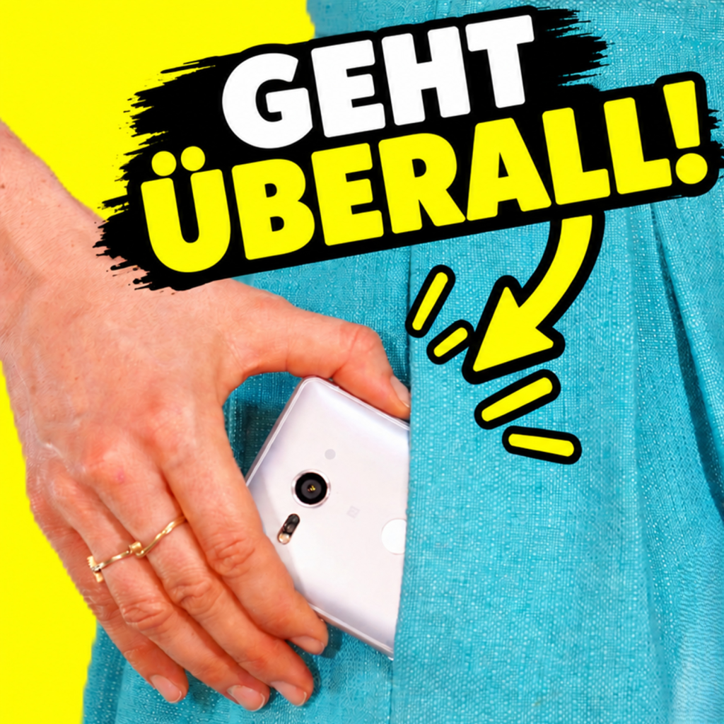 Tasche in jede Naht nähen - einfache Anleitung für Anfänger